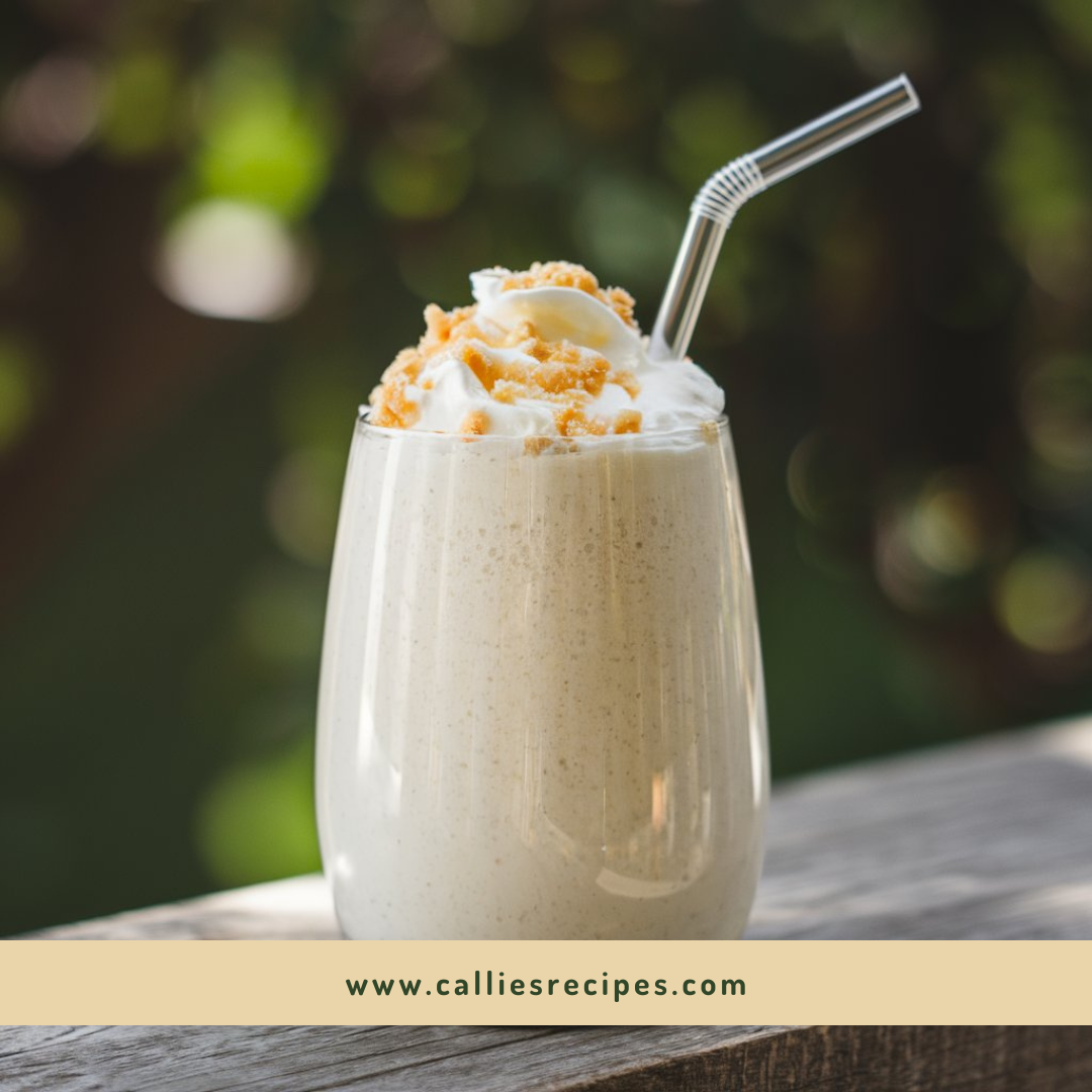 Smoothie king Angel Food Recipe with cake crumbs and whipped cream